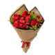 Buquê com 6 rosas vermelhas