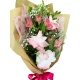 Buquê com 3 rosas na cor rosa Buquê com 3 rosas na cor rosa