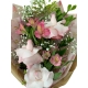 Buquê com 3 rosas na cor rosa Buquê com 3 rosas na cor rosa