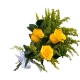 Buquê com 3 rosas amarelas Buquê com 3 rosas amarelas