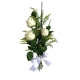 Buquê com 3 rosas brancas