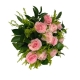 Buquê com 12 rosas na cor rosa