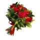 Buquê com 18 rosas vermelhas