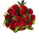 Buquê com 18 rosas vermelhas