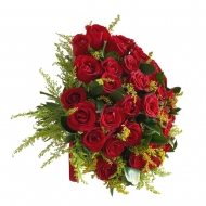 Buquê com 50 rosas vermelhas