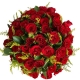 Buquê com 50 rosas vermelhas