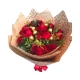 Buquê Doze Rosas de Amor e Delícia