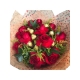 Buquê Doze Rosas de Amor e Delícia