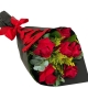 Buquê com 6 rosas na cor vermelha - Luxo Buquê com 6 rosas na cor vermelha - Luxo
