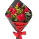 Buquê com 6 rosas na cor vermelha - Luxo Buquê com 6 rosas na cor vermelha - Luxo