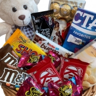 Cesta variedades de chocolates Cesta variedades de chocolates